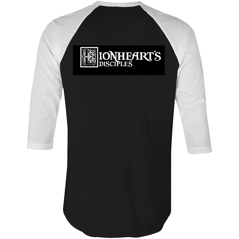LD Adult Raglan Shirt - 3/4 Sleeve - Lion Logo