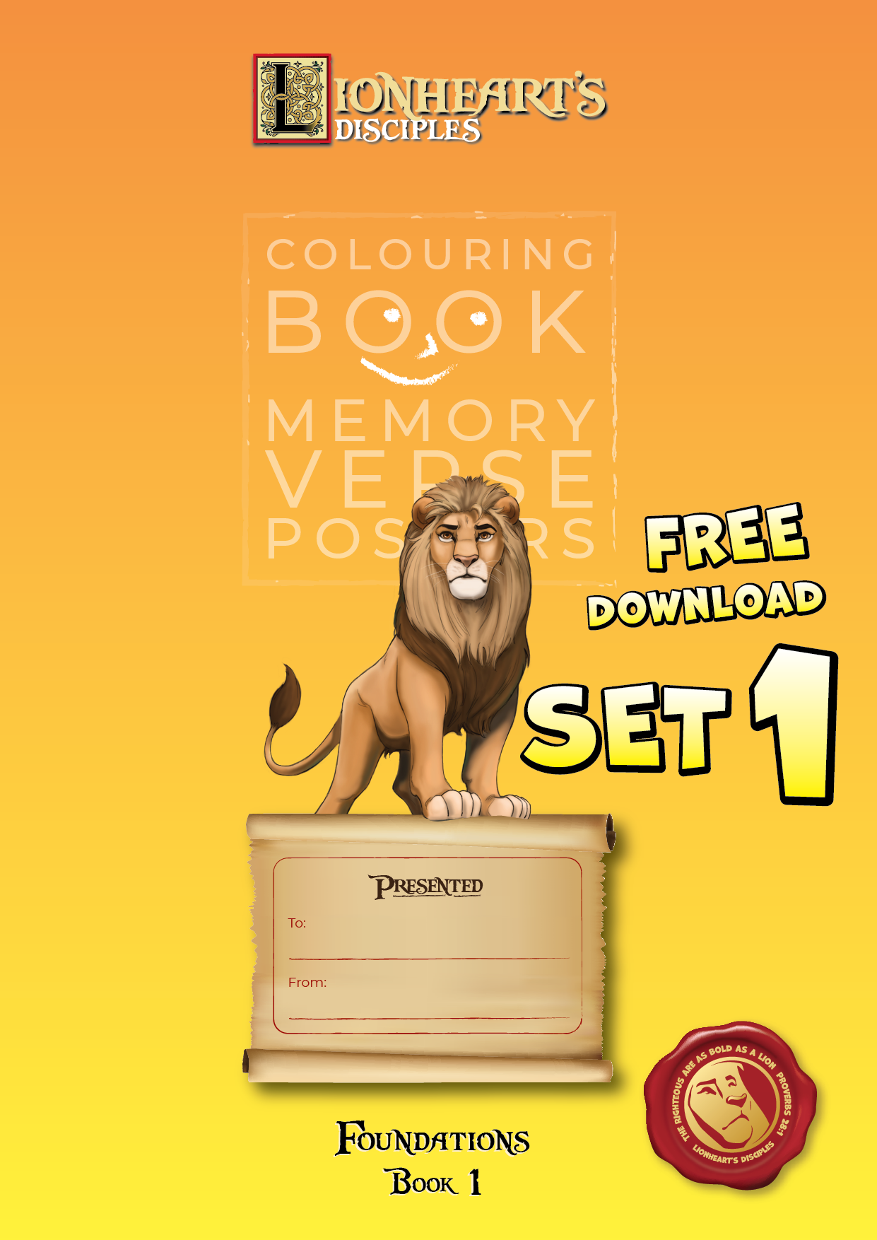 "FOUNDATIONS" Colouring Posters - SET 1