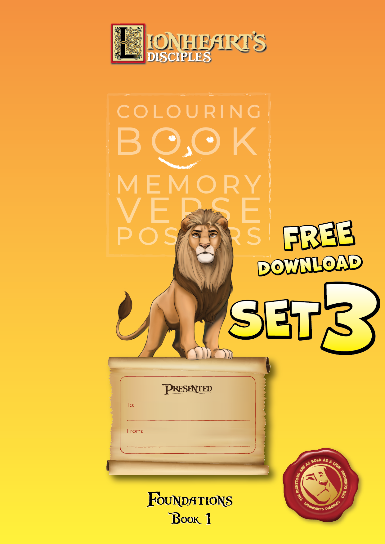 "FOUNDATIONS" Colouring Posters - SET 3