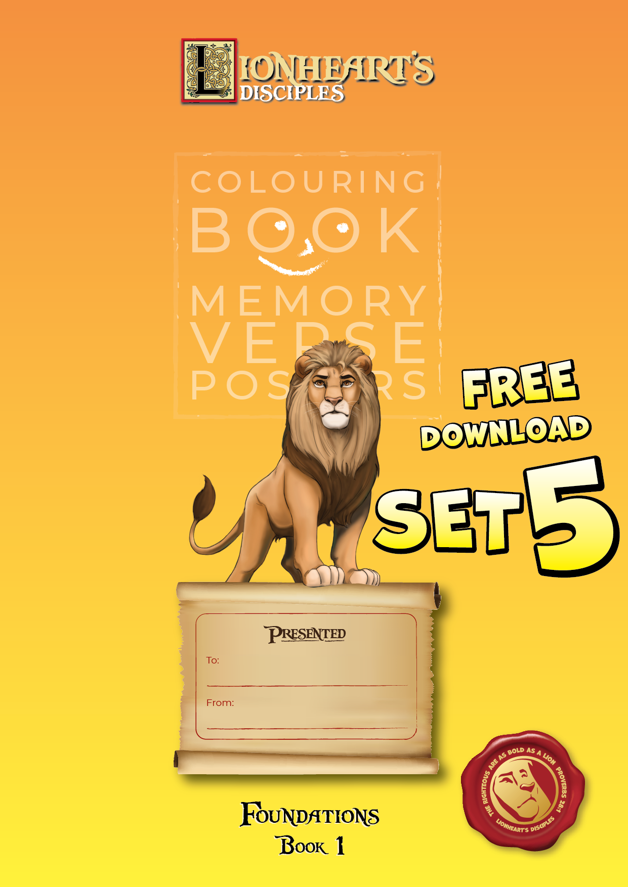 "FOUNDATIONS" Colouring Posters - SET 5