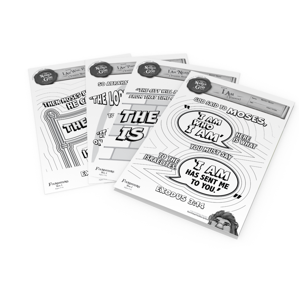 "FOUNDATIONS" Colouring Posters - SET 4