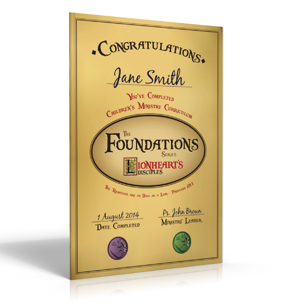 Kids Church Certificate A4 - Download